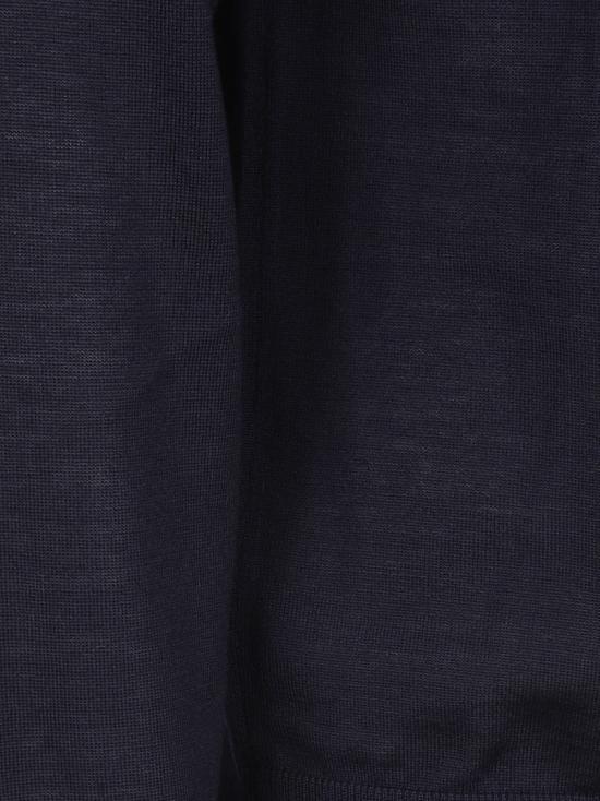 26SS 골든구스 메리노 울 롱 슬리브 폴로 셔츠 GMP01353P00104150501 Blue - GOLDEN GOOSE