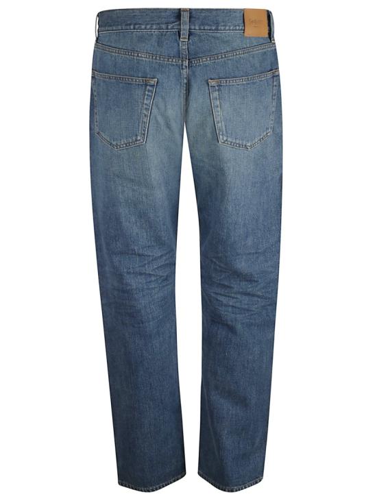 25FW 생로랑 MICK 롱 진 816412Y21WC4432 Blue - SAINT LAURENT