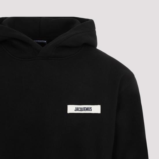 26SS 자크뮈스 그로그랭 후드 티셔츠 HOM00247AJ00126 990 BLACK - JACQUEMUS