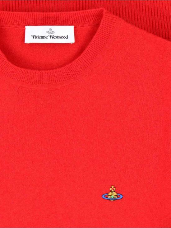 26SS 비비안웨스트우드 스웨터 2701002T Y0018H407 Red - VIVIENNE WESTWOOD