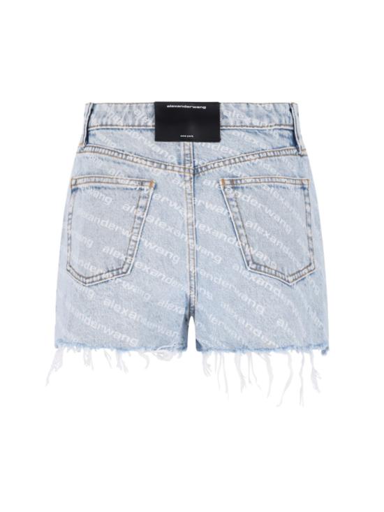 26SS 알렉산더 왕 데님 숏팬츠 4DC2204781270 Blue - ALEXANDER WANG