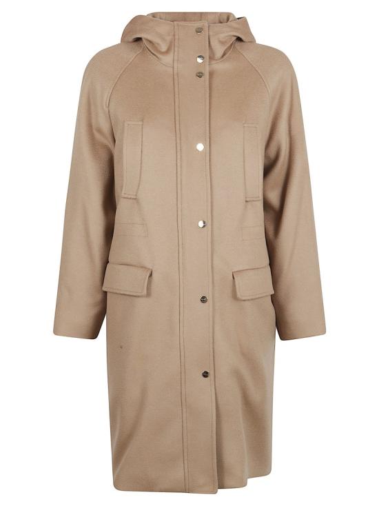 25FW 막스마라 네추럴 퀄티드 울 파카 2526036012600 006 Brown