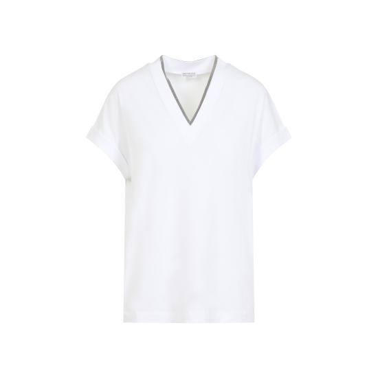 26SS 브루넬로 쿠치넬리 스웨터 M0T18BD222 C159 BIANCO - BRUNELLO CUCINELLI