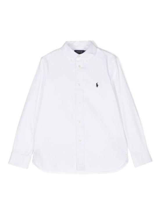 26SS [키즈] 랄프 로렌 셔츠 323819238 001 WHITE