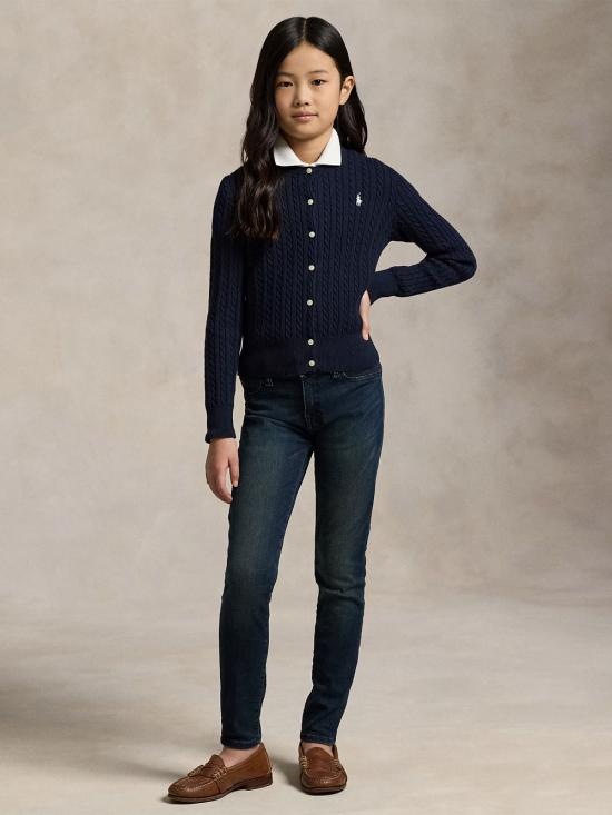 26SS [키즈] 랄프 로렌 가디건 313543047 011 HUNTER NAVY - RALPH LAUREN