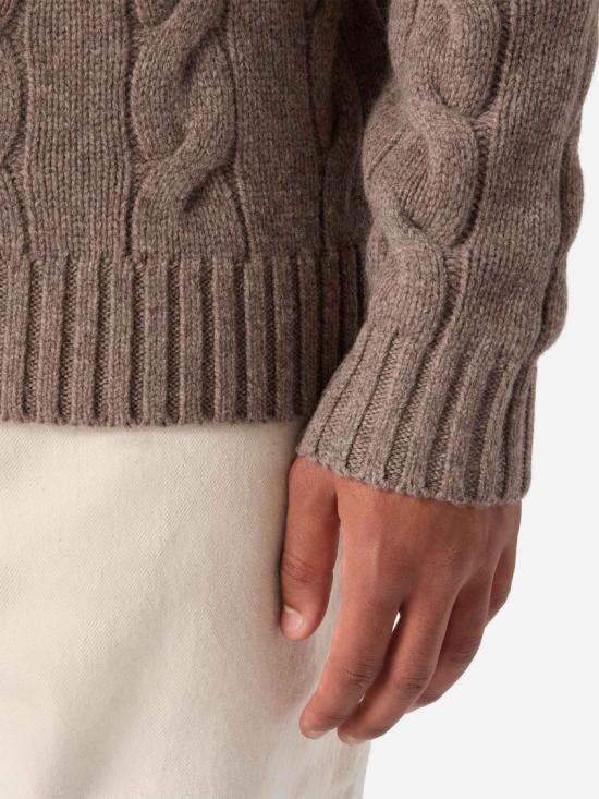 25FW 세인트바쓰 터틀넥 VALDEZWOOL00028I Brown - MC2 SAINT BARTH