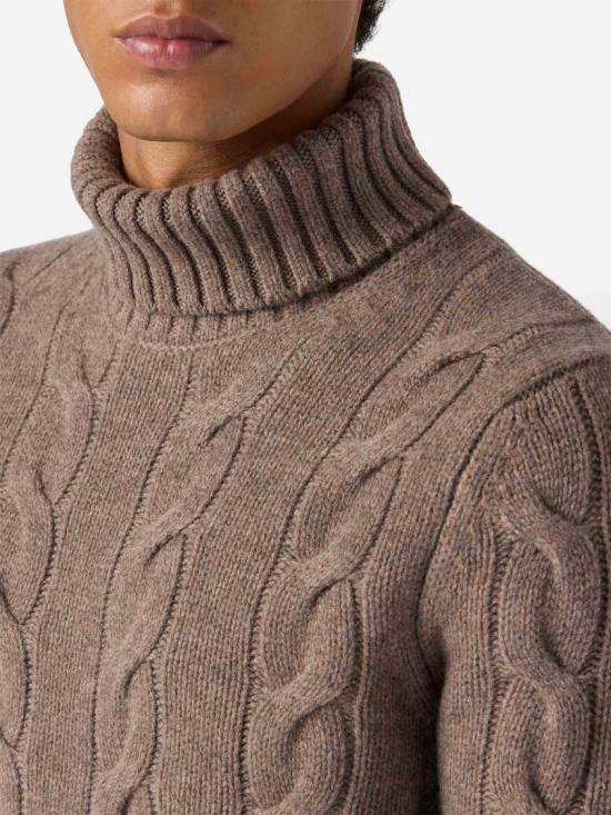25FW 세인트바쓰 터틀넥 VALDEZWOOL00028I Brown - MC2 SAINT BARTH