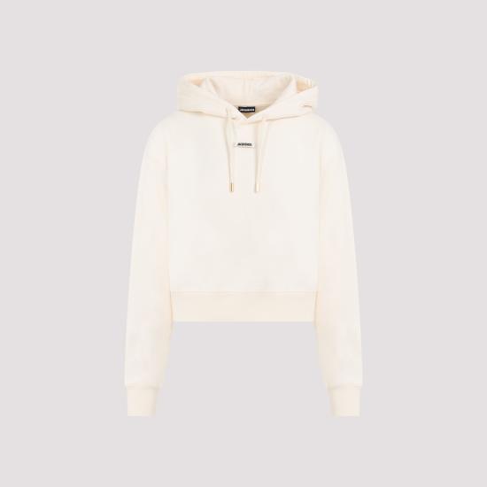 26SS 자크뮈스 르 그로그랭 후드 티셔츠 HOW00247AJ00109 130 LIGHT BEIGE - JACQUEMUS