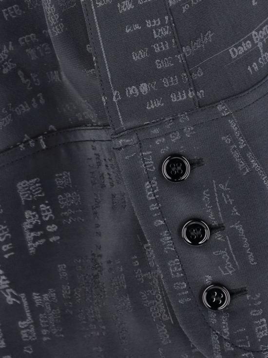 26SS MM6 메종마르지엘라 자카드 컨버터블 셔츠 S52DT0044 M35737002J Grey - MM6 MAISON MARGIELA