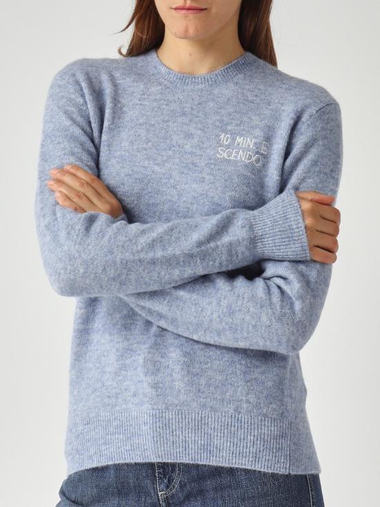 25FW 세인트바쓰 스웨터 NEWQUEENALPACA04018I Blue - MC2 SAINT BARTH