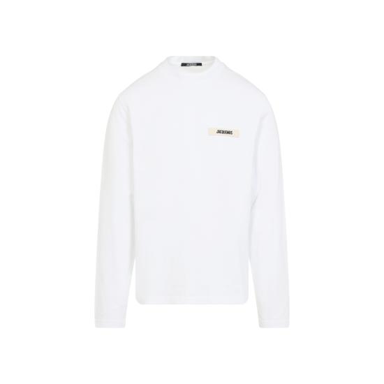 26SS 자크뮈스 그로그랭 긴팔 티셔츠 TSM00570AJ00226 100 WHITE - JACQUEMUS