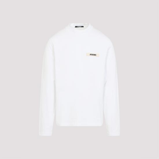 26SS 자크뮈스 그로그랭 긴팔 티셔츠 TSM00570AJ00226 100 WHITE - JACQUEMUS