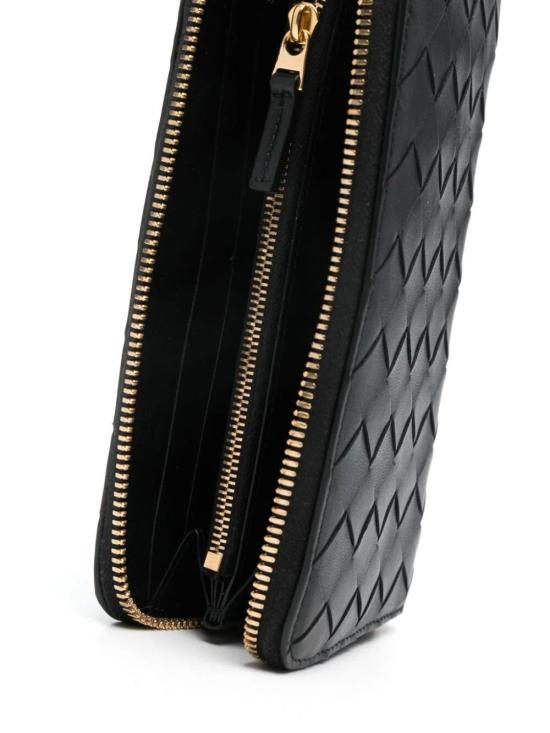 26SS 보테가베네타 지갑 742332 VCPP2 8425 BLACK GOLD - BOTTEGA VENETA