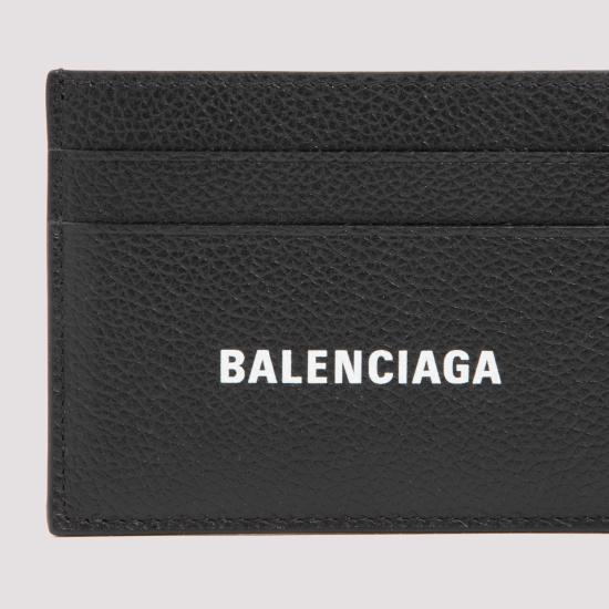26SS 발렌시아가 명함지갑 594309 1IZI3 1090 BLACK L WHITE - BALENCIAGA