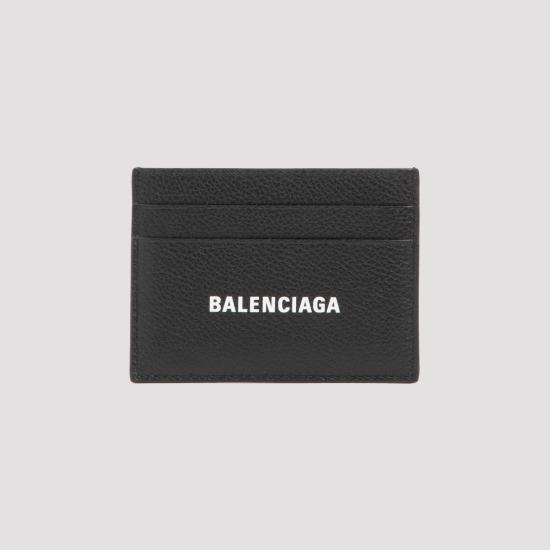 26SS 발렌시아가 명함지갑 594309 1IZI3 1090 BLACK L WHITE - BALENCIAGA