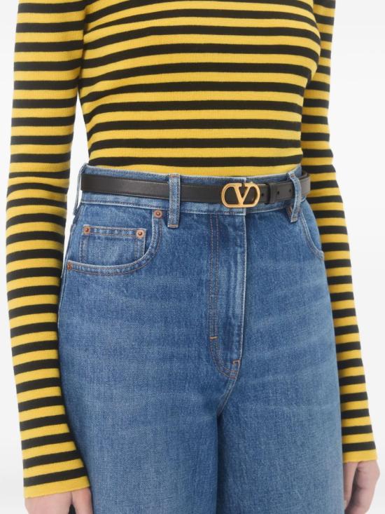 26SS 발렌티노 가라바니 레귤러 벨트 WT0SU8 IYR0SM Black - VALENTINO GARAVANI