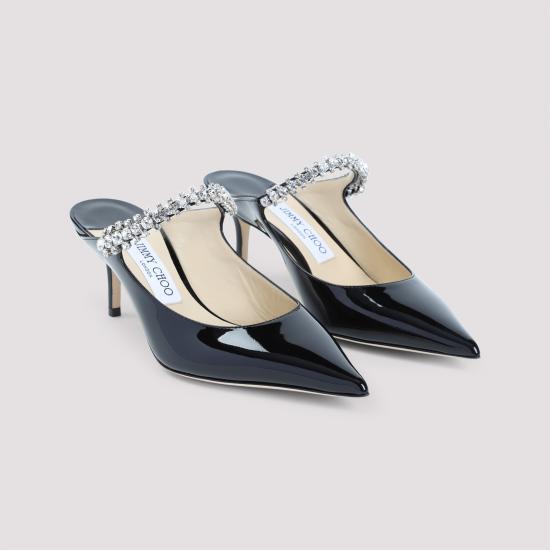 26SS 지미추 뮬/슬리퍼 BING65 PAT BLACK - JIMMY CHOO