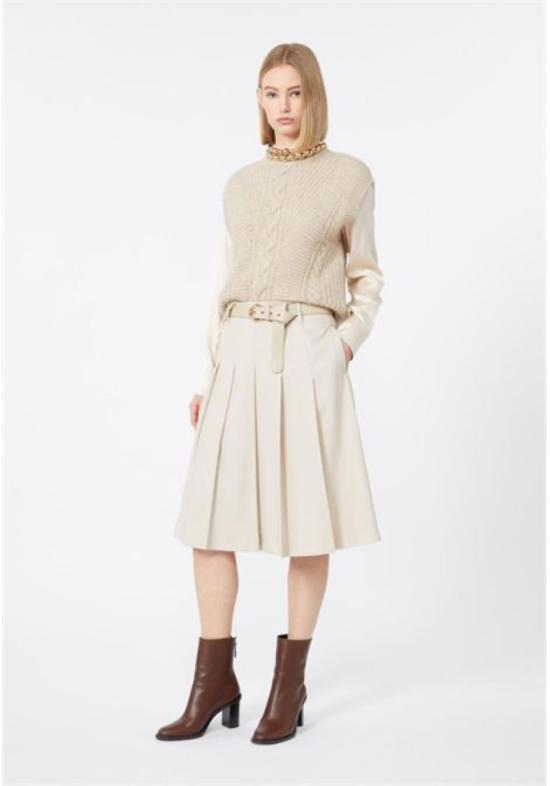 25FW 막스마라 미디 스커트 2526106042650018 Neutrals - MAX MARA