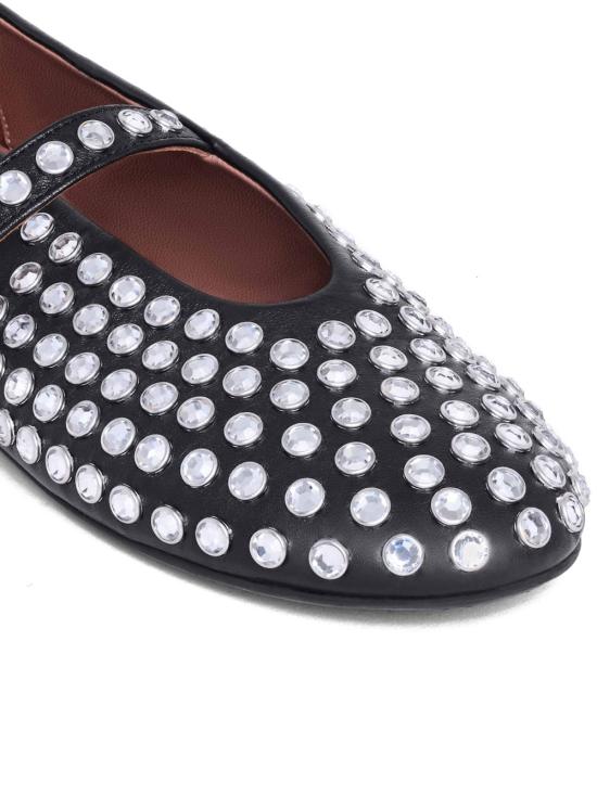 26SS 알라이아 플랫 슈즈 AA3A029CK116 999 NOIR - ALAIA