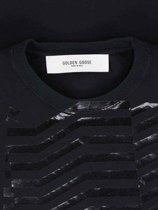 26SS 골든구스 반팔 티셔츠 GUP01220 P00237090100 Black - GOLDEN GOOSE