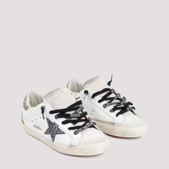 26SS 골든구스 스니커즈 GWF00102 F005358 82532 OPTIC WHITE SEEDPEARL BLACK GOLD - GOLDEN GOOSE