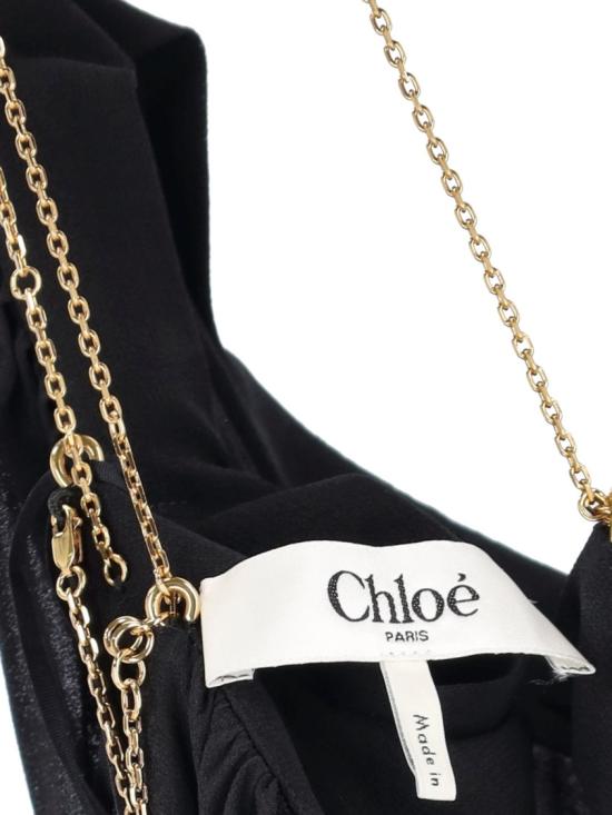 26SS 끌로에 미디 원피스 26SRO03002001 Black - CHLOE