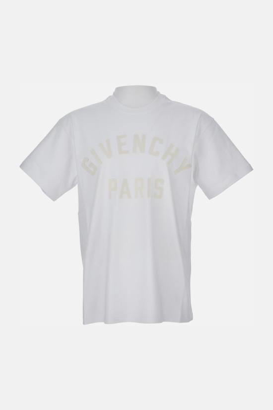  지방시 반팔 티셔츠 BM71NK3YRS100 White - GIVENCHY