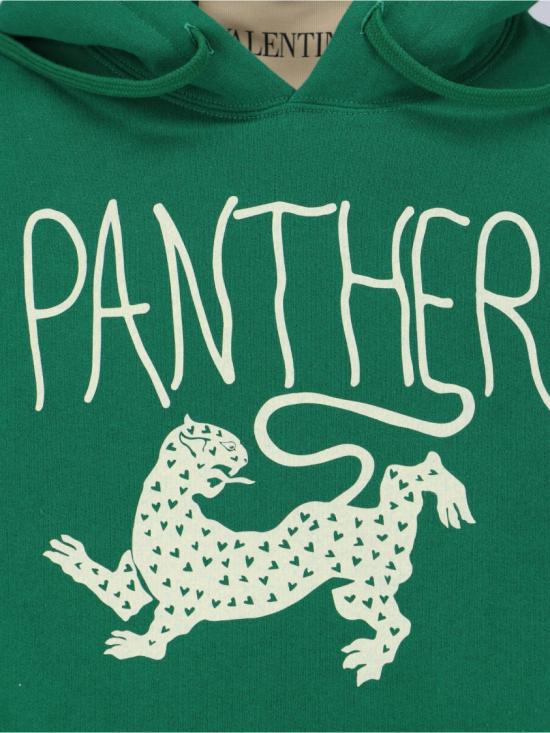 26SS 발렌티노 가라바니 후드 티셔츠 8V3MF28NBC6C9C Green - VALENTINO GARAVANI