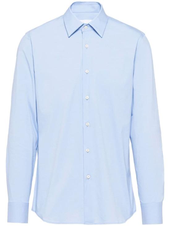 26SS 프라다 긴팔 셔츠 UCM608SOOO 10HT F0012 CIELO