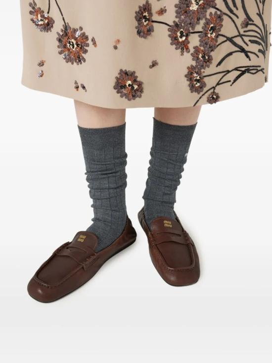 26SS 미우미우 로퍼 5D341EFD005 EFX F0NBL RADICA - MIU MIU