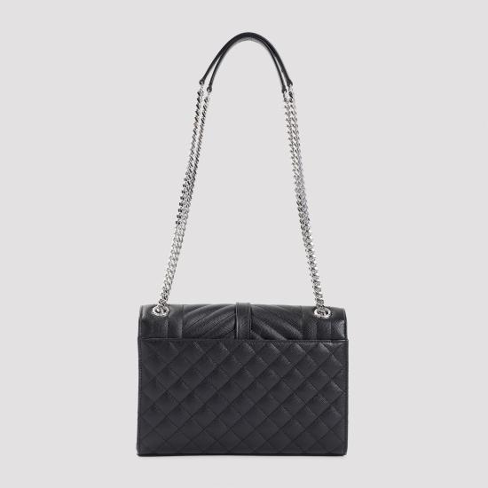 26SS 생로랑 엔벨로프 미디움 백 600185 BOW92 1000 NERO - SAINT LAURENT