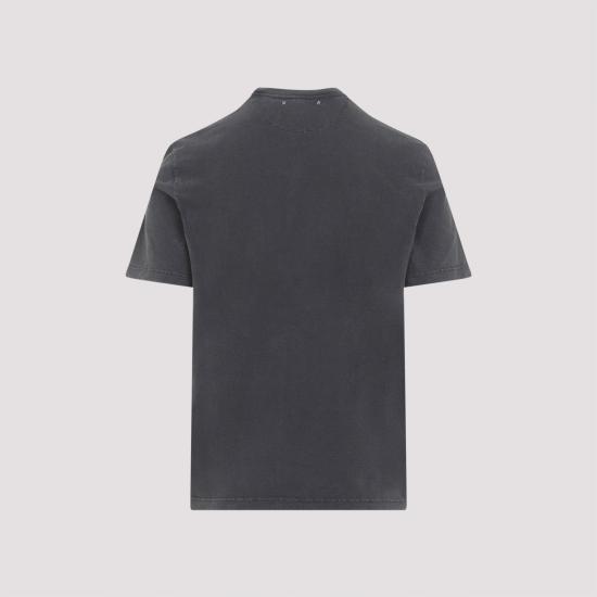 26SS 골든구스 골든 로고 프린트 반팔 티셔츠 GMP01220 P000671 60318 ANTHRACITE - GOLDEN GOOSE