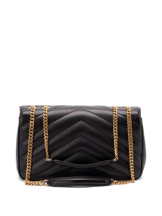 26SS 생로랑 루루 마틀라세 램스킨 미디움 숄더백 801439 AAEAX 1000 NERO - SAINT LAURENT