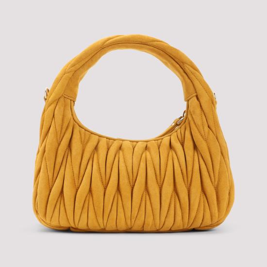 26SS 미우미우 마틀라쎄 완더 레더 토트백 5BC125VOOY AB7O F0R55 WHISKY - MIU MIU