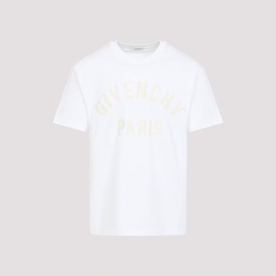 26SS 지방시 반팔 티셔츠 BM71NK3YRS 100 WHITE - GIVENCHY