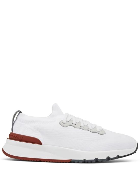 26SS 브루넬로 쿠치넬리 스니커즈 MZUPMB0252 CJ987 BIANCO BIANCO OTTICO