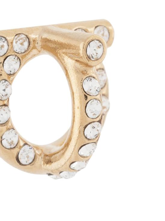 26SS 살바토레 페라가모 이어링 760417 0736294 ORO GIOVE STRASS CRYSTAL - SALVATORE FERRAGAMO