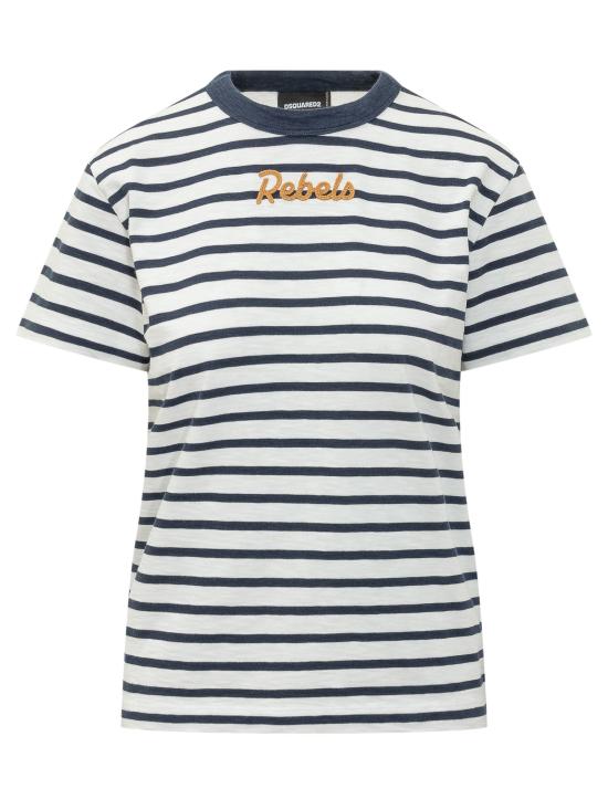 26SS 디스퀘어드2 반팔 티셔츠 S75GD0515D20107 001F NERO BIANCO