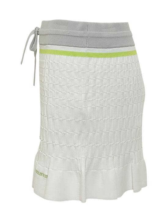 26SS 카사블랑카 숏 스커트 WSP26KW1248 01 BIANCO - CASABLANCA