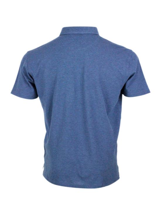 26SS 발바 폴로 티셔츠 60583 81401 805 Blue - BARBA