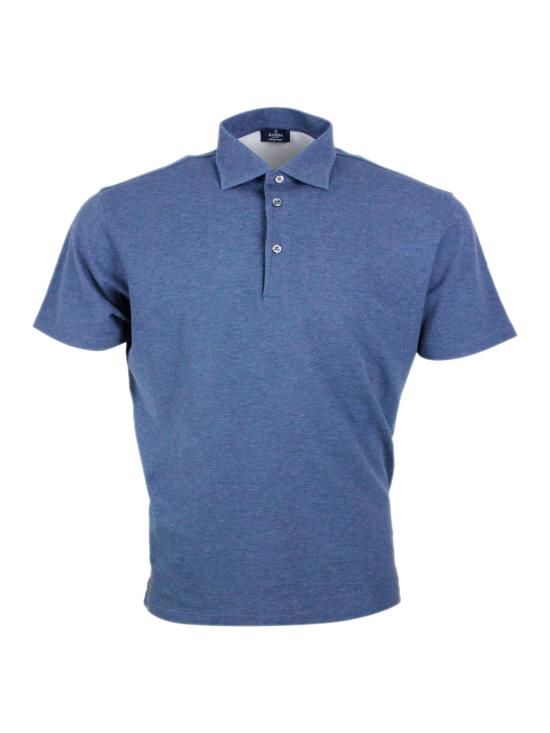 26SS 발바 폴로 티셔츠 60583 81401 805 Blue