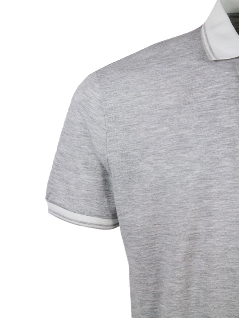 26SS 일레븐티 폴로 티셔츠 K75POLK06 TES 13 01 Grey - ELEVENTY