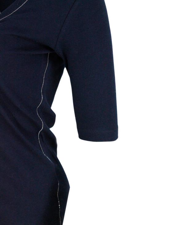 26SS 파비아나 필리피 반팔 티셔츠 JED264F104N566 5144 Blue - FABIANA FILIPPI