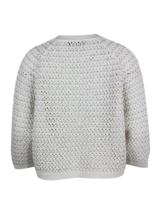 26SS 파비아나 필리피 스웨터 MAD275F528L353 0142 White - FABIANA FILIPPI