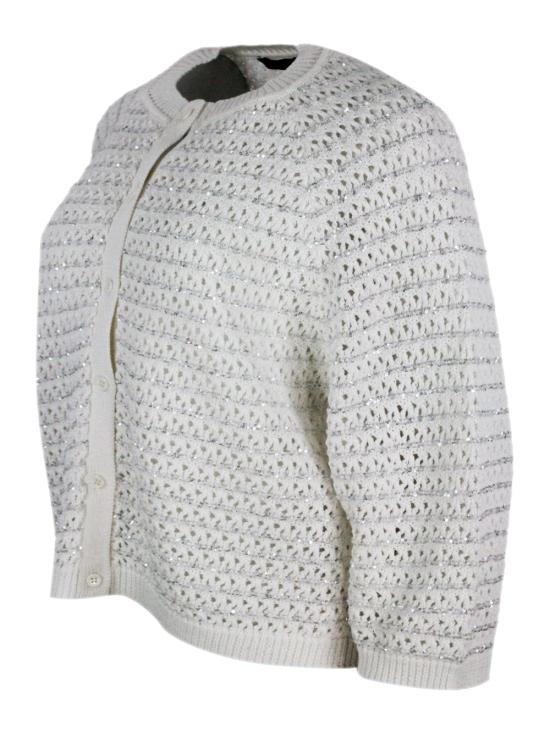 26SS 파비아나 필리피 스웨터 MAD275F528L353 0142 White - FABIANA FILIPPI