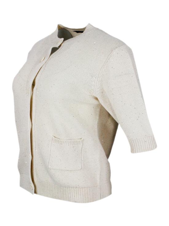 26SS 파비아나 필리피 스웨터 MAD265F127D273 0149 Yellow - FABIANA FILIPPI