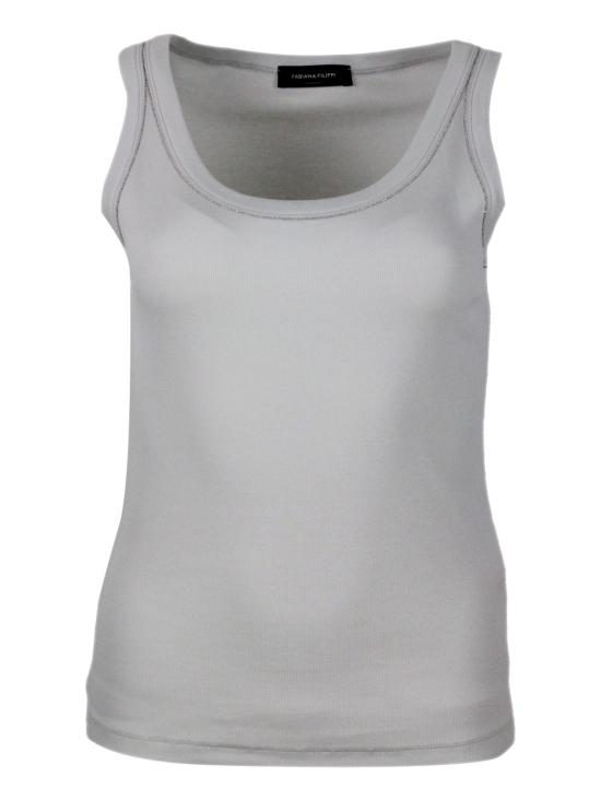 26SS 파비아나 필리피 반팔 티셔츠 JED265F150L180 8189 Grey