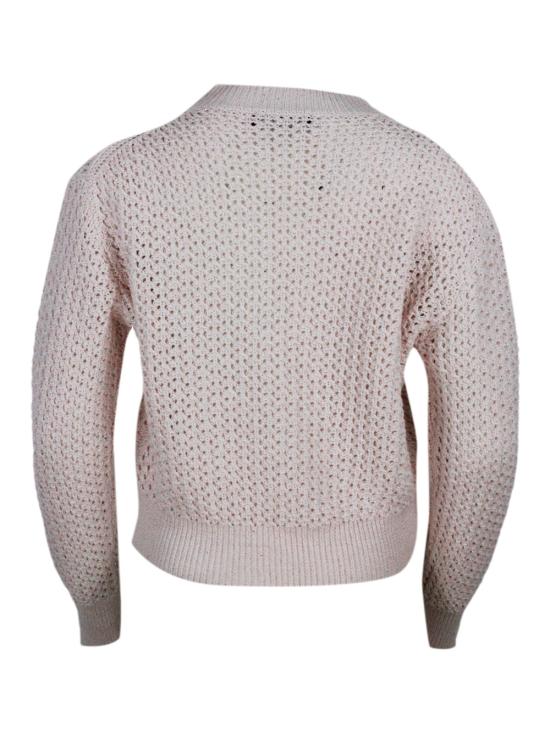 26SS 파비아나 필리피 스웨터 MAD264F004I942 VR1 Pink - FABIANA FILIPPI