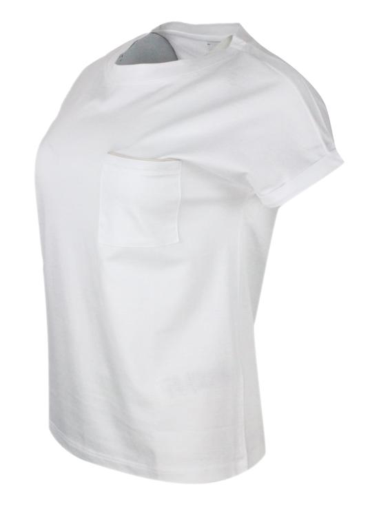 26SS 일레븐티 반팔 티셔츠 K80TSHI03 N 01 90 Bianco rosa - ELEVENTY