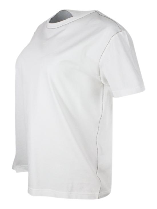 26SS 파비아나 필리피 반팔 티셔츠 JED265F278L189 0141 White - FABIANA FILIPPI